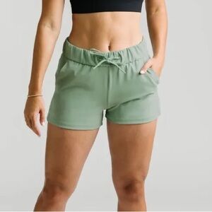 NWOT Zyia muted moss club shorts